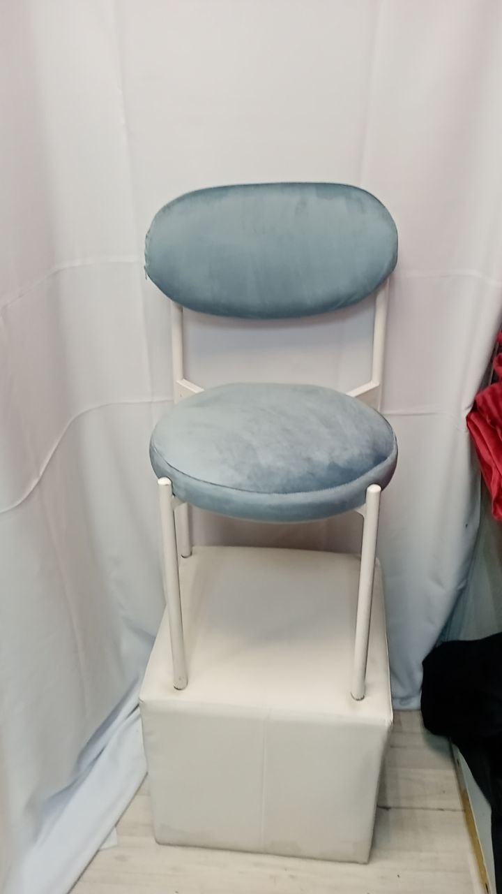 Стул Monaco белый голубой