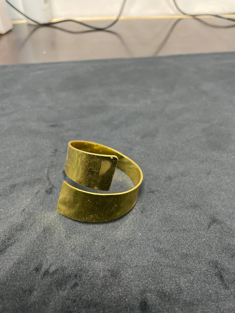 Кольцо для салфеток "Минимал" золото