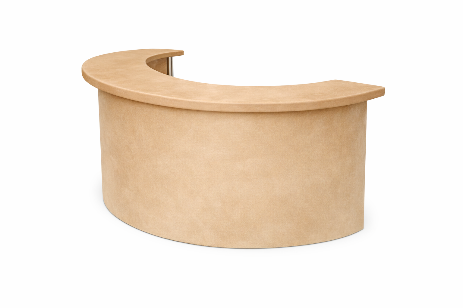 Барная стойка "Луна" 360 бежевый бархат