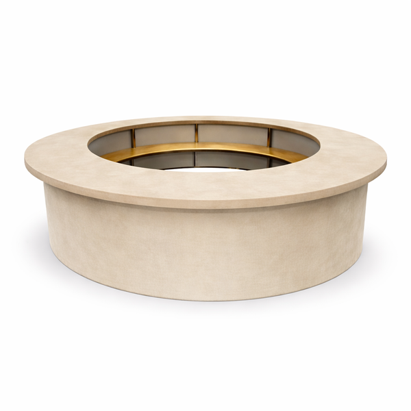 Барная стойка круглая обивка светло-бежевый бархат