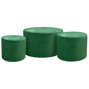 Набор пуфов Лесной зеленой