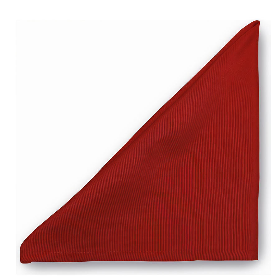 Салфетка полиэстер алая - Фото миниатюра 1