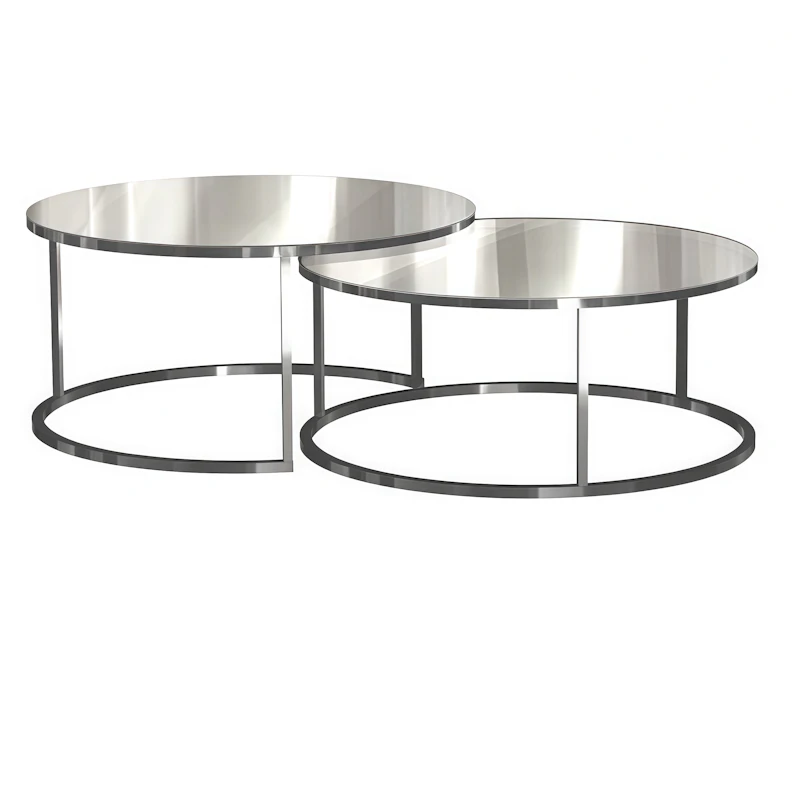 Журнальный столик Дуэт серебро