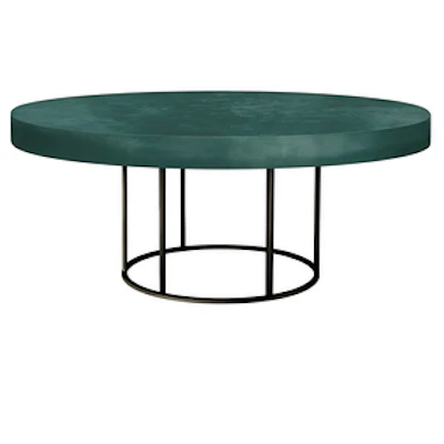 Стол "Лофт" черный изумрудный - изображение 1