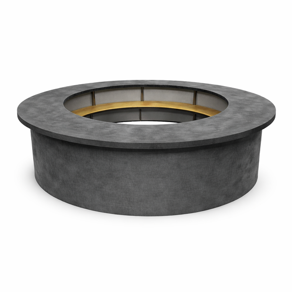 Барная стойка круглая обивка графитовый бархат