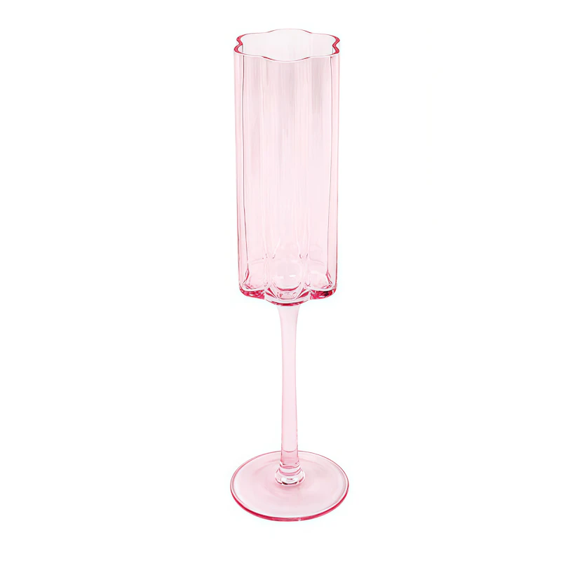 Бокал для шампанского "Флорал" нежно-розовый