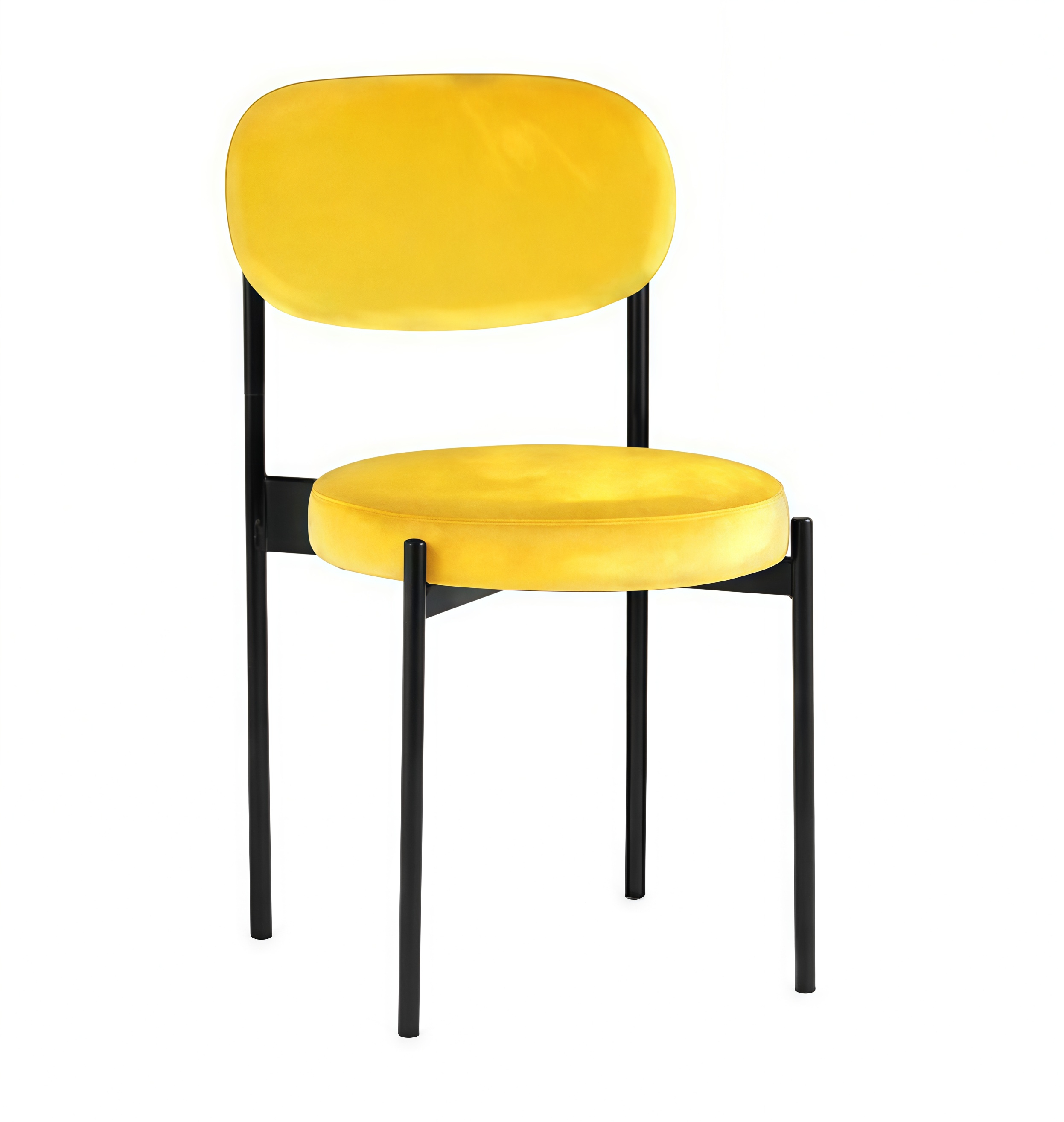 Стул Monaco черный лимонный
