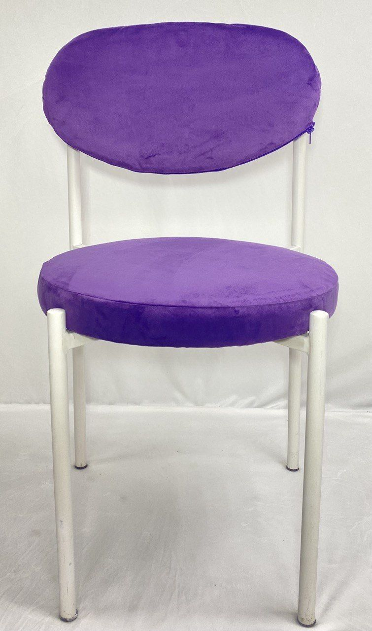 Стул Monaco белый фиолетовый