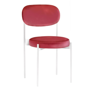Стул Monaco белый рубиновый