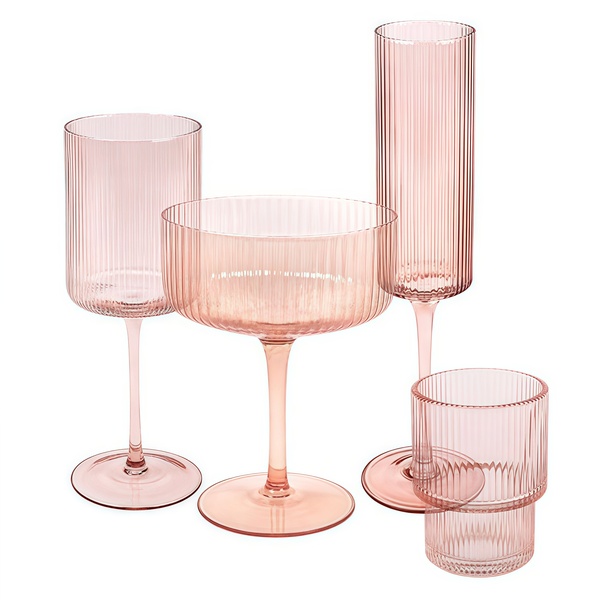 Набор из 4 бокалов "Осака" шампань