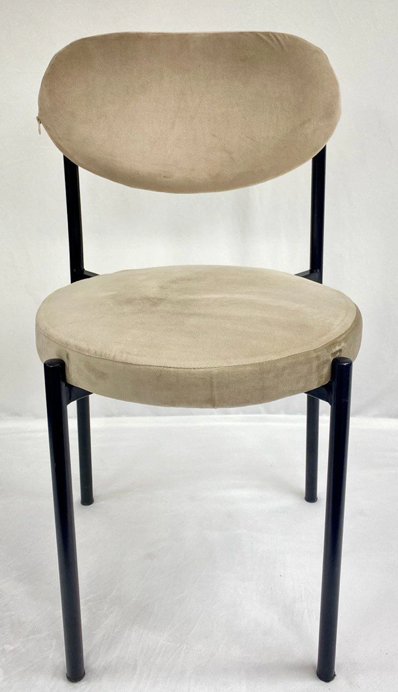 Стул Монако черный светло-бежевый