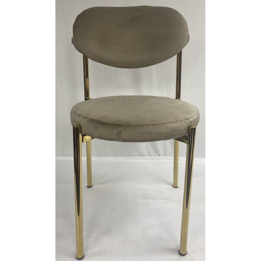 Стул Монако золото кофе с молоком - Фото миниатюра 3