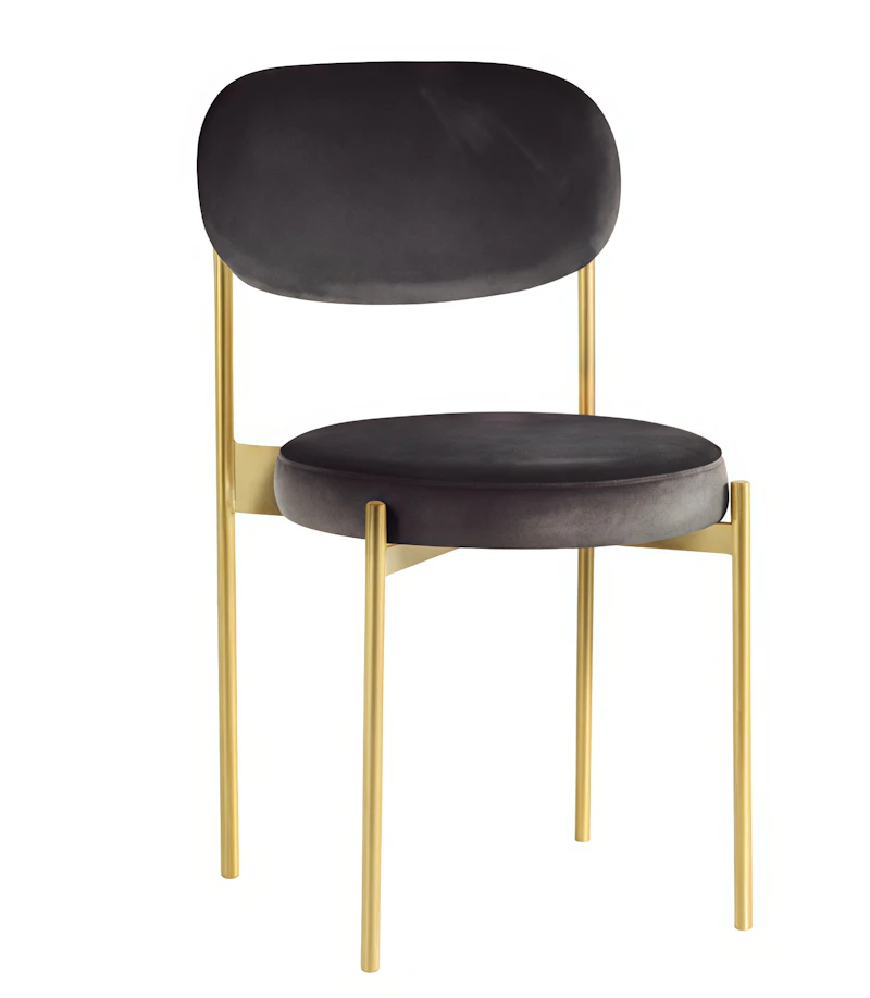 Стул Монако золото черный