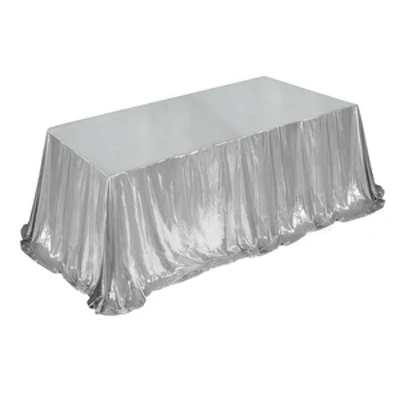 Скатерть серебро прямоугольная - изображение 1