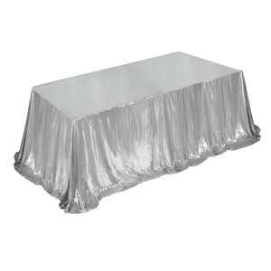 Скатерть серебро прямоугольная