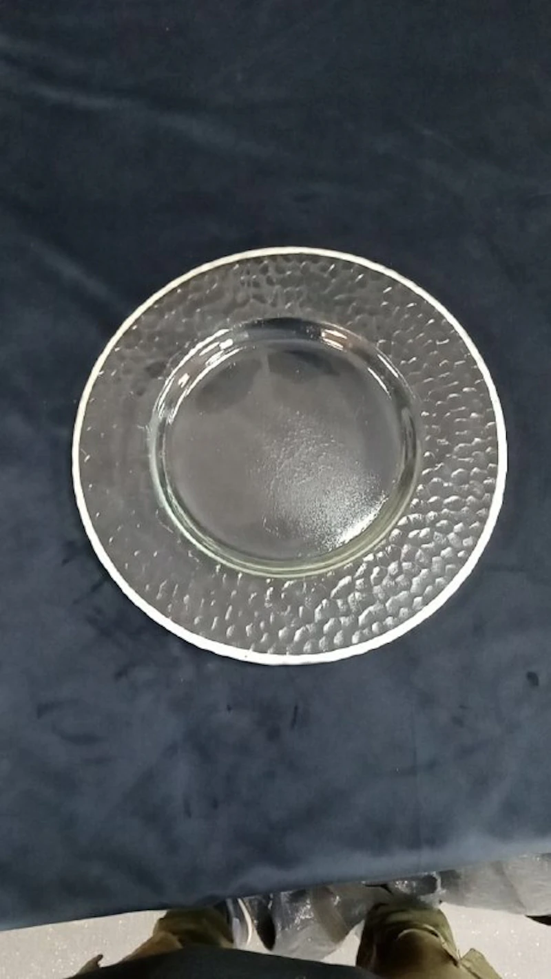 Подстановочная тарелка "Минимал" серебро