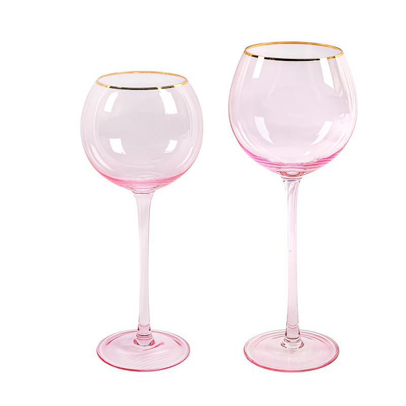 Набор бокалов "Рона" нежно-розовых