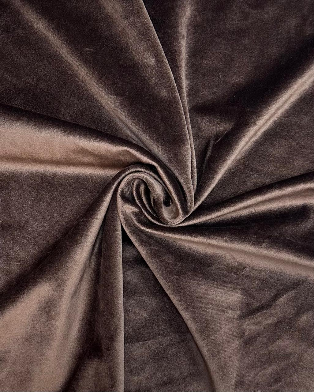 Скатерть прямоугольная XL бархат темный шоколад