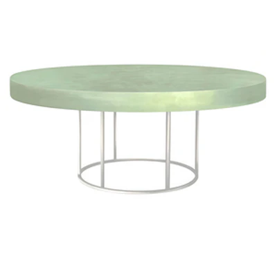 Стол "Лофт" белый травяной - изображение 1