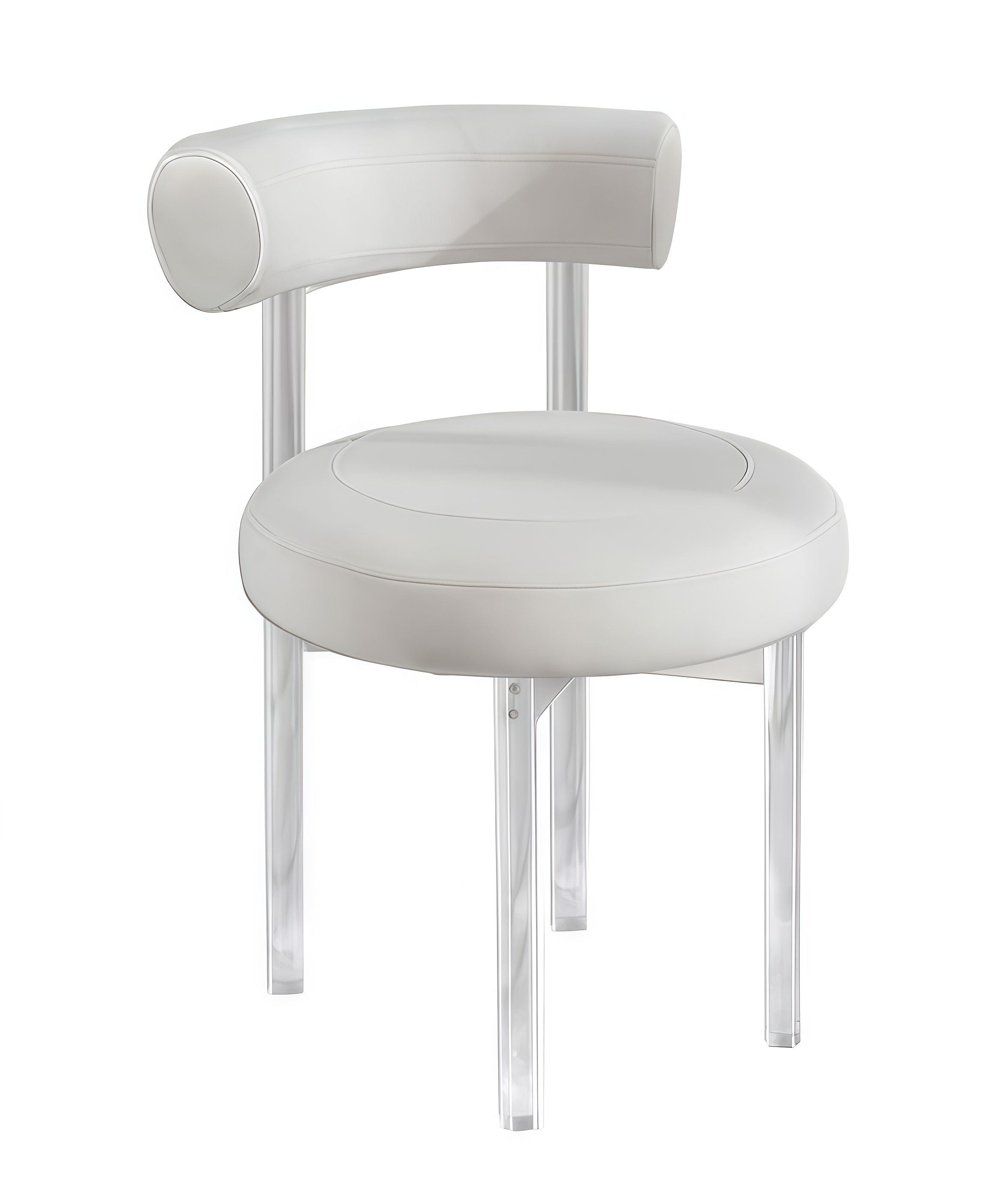 Стул Tokyo белая кожа