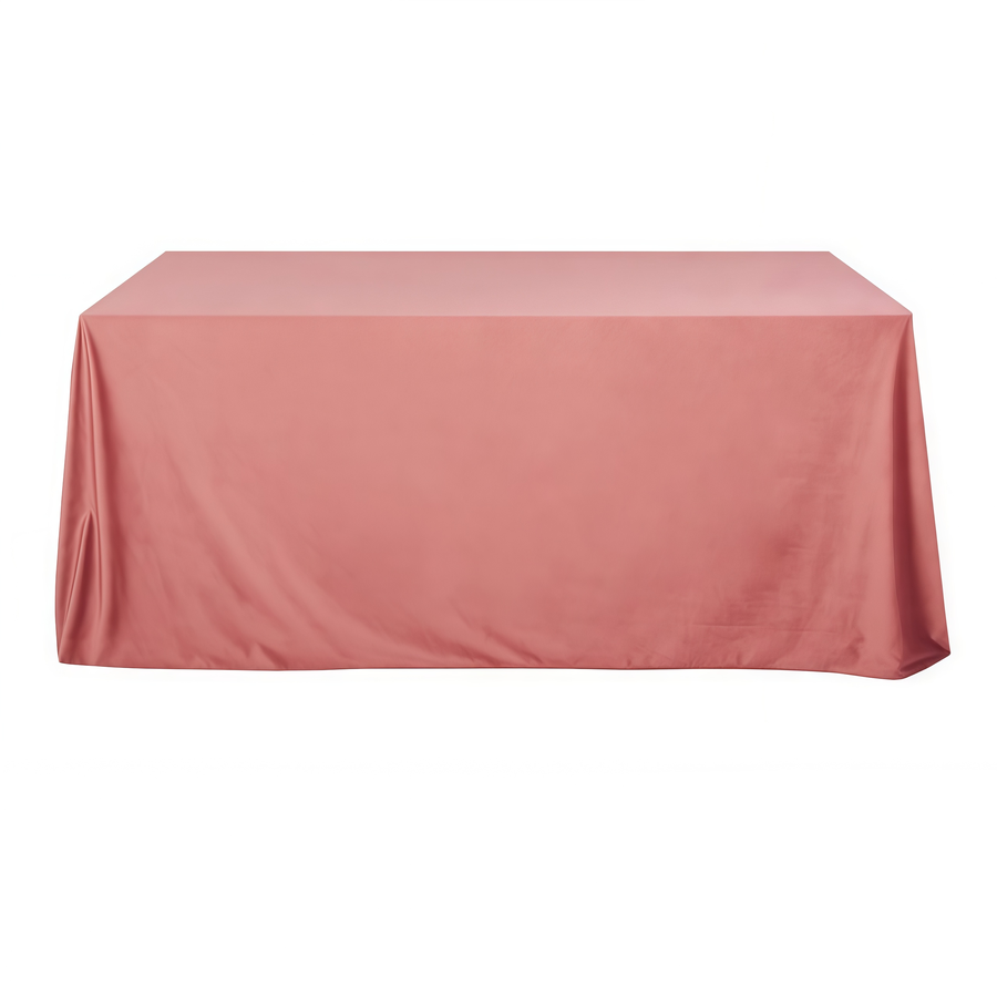 Скатерть бархат каштановая-крайола прямоугольная - Фото миниатюра 1