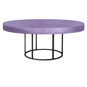 Стол "Лофт" черный лавандовый