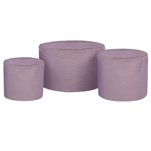 Набор пуфов   Лавандовый  цвет