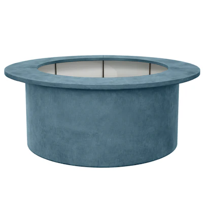 Барная стойка "Луна" 360 голубой бархат