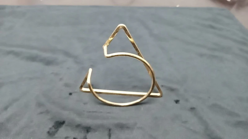 Кольцо для салфеток Бермут золото