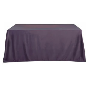 Скатерть прямоугольная бархат сливовый