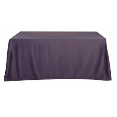 Скатерть прямоугольная бархат сливовый - изображение 1