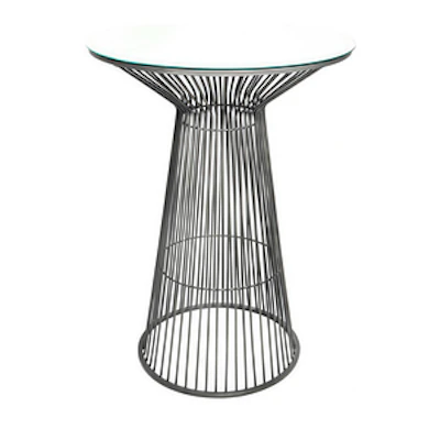 Коктейльный стол "Арфа" серебро - изображение 1