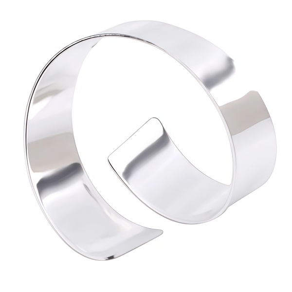 Кольцо для салфетки "Минимал" серебро