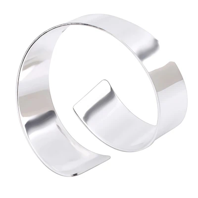 Кольцо для салфетки "Минимал" серебро - изображение 1