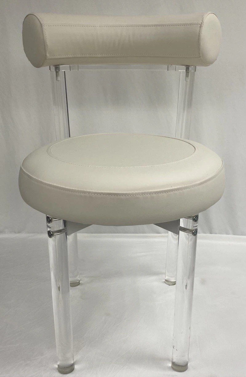 Стул Токио белая кожа