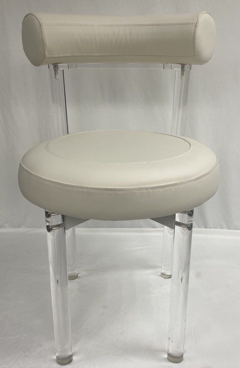 Стул Tokyo белая кожа