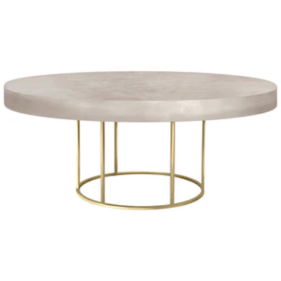 Стол "Лофт" золото светло-бежевый - изображение 1