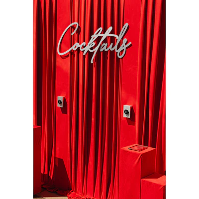 Колонна 100 см с чехлом алая
 - изображение 2