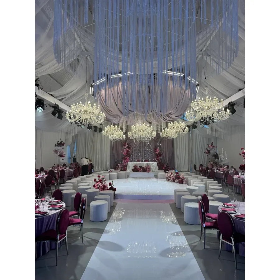 Стул «Вашингтон» серебро, бургундский бархат - Фото миниатюра 4