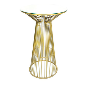 Коктейльный стол "Арфа" золотo