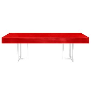 Стол Лофт Прямоугольный Whate Светло-Алый