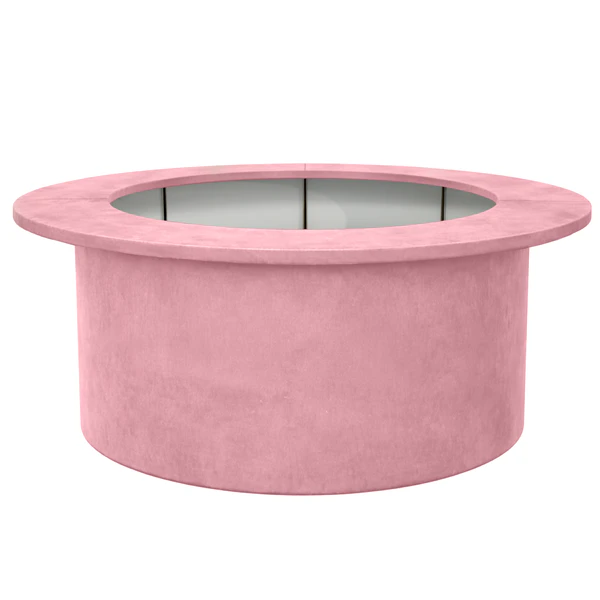 Барная стойка "Луна" 360 пепельно-розовый бархат - Фото 1