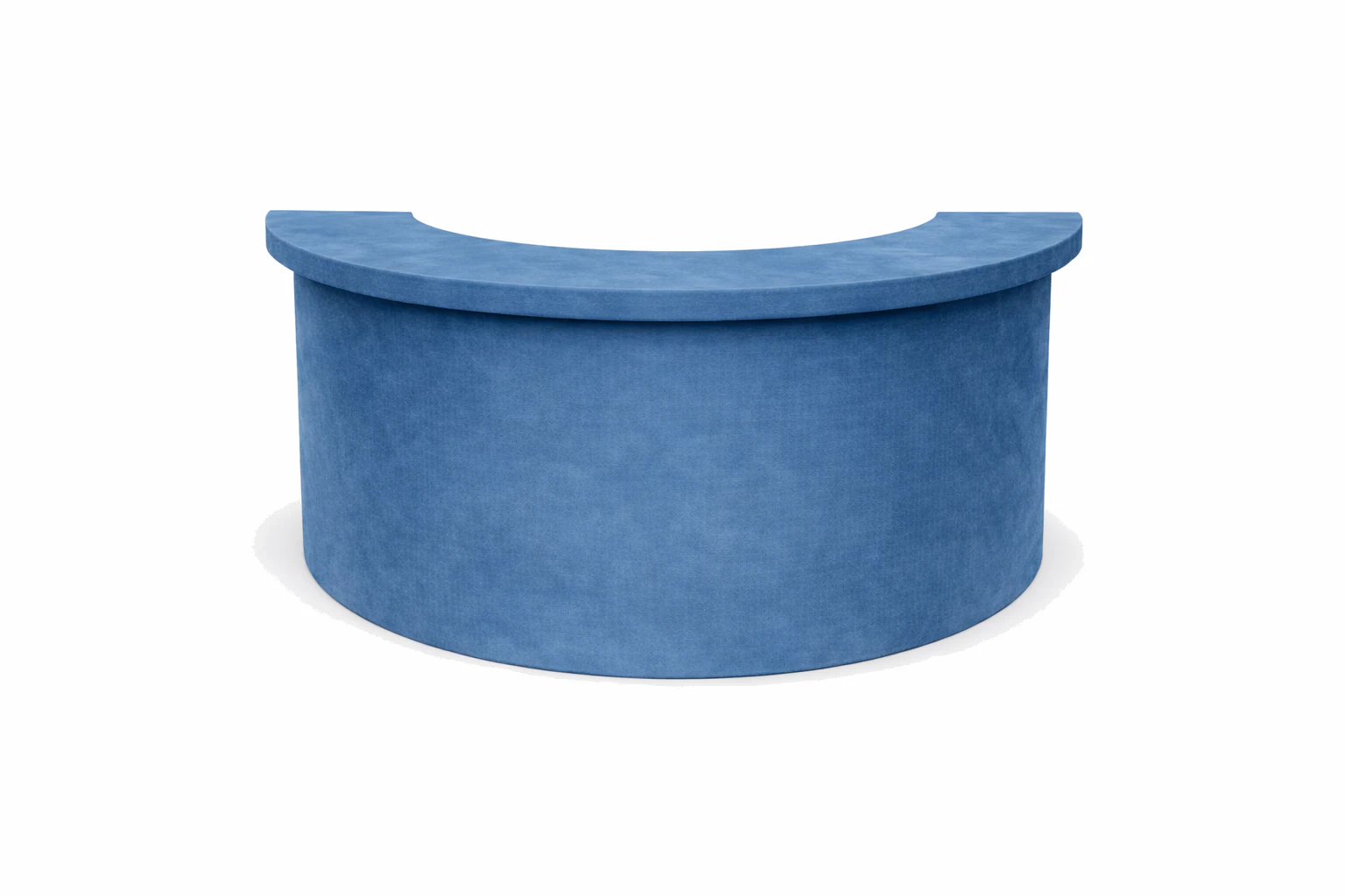 Барная стойка  "Луна" голубой бархат