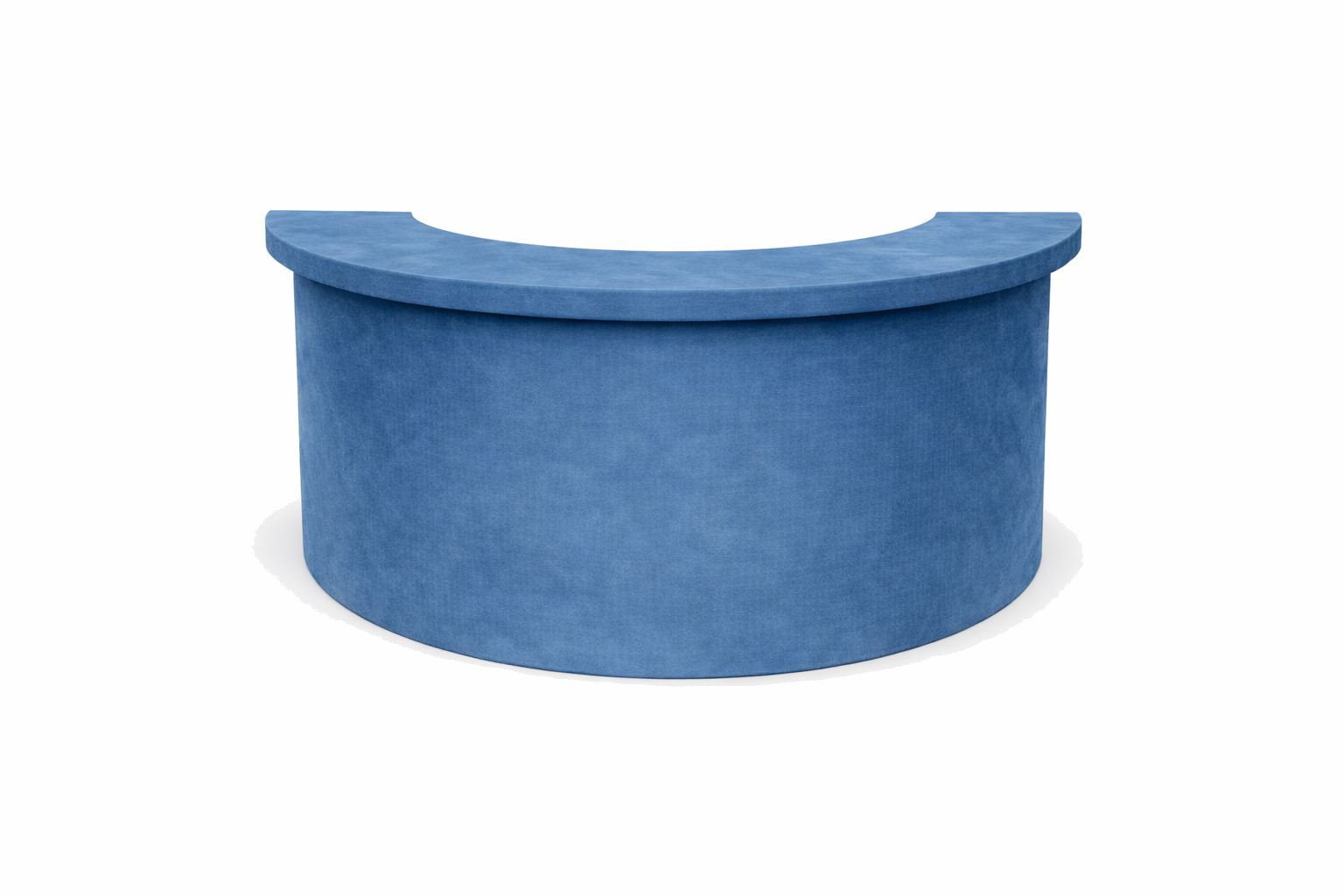 Барная стойка  "Луна" голубой бархат