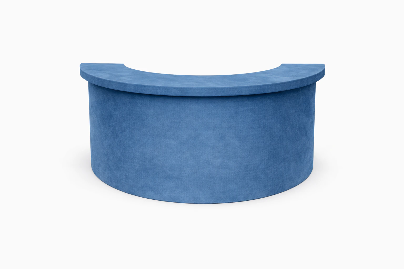 Обивка для барной стойки  "Луна"  голубой бархат