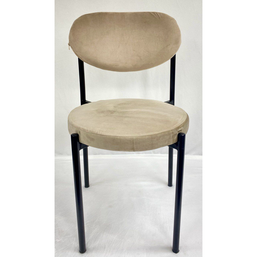 Стул Монако черный светло-бежевый - Фото миниатюра 2