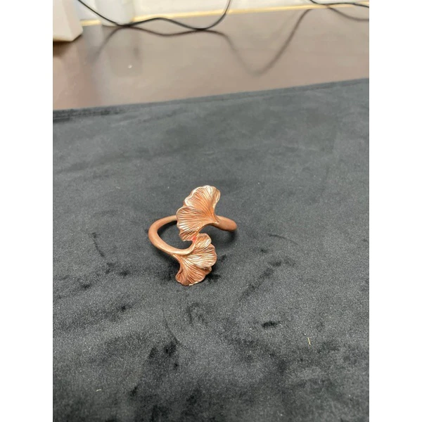 Кольцо для салфеток "Клевер" медь - Фото 2