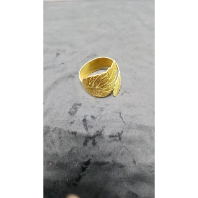 Кольцо  Золотой Лист - изображение 2