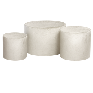 Набор пуфов Кремовый цвет