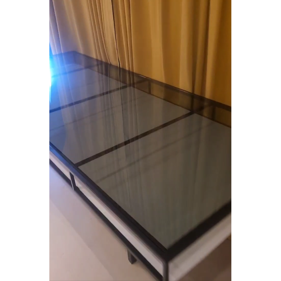 Столешница  для стола "Лофт" прямоугольная дымчатая - Фото миниатюра 2